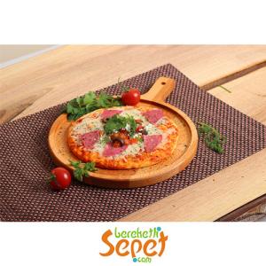 Verda Pizza Sunum Tabağı - Servis Tabağı - Bambu Tabak